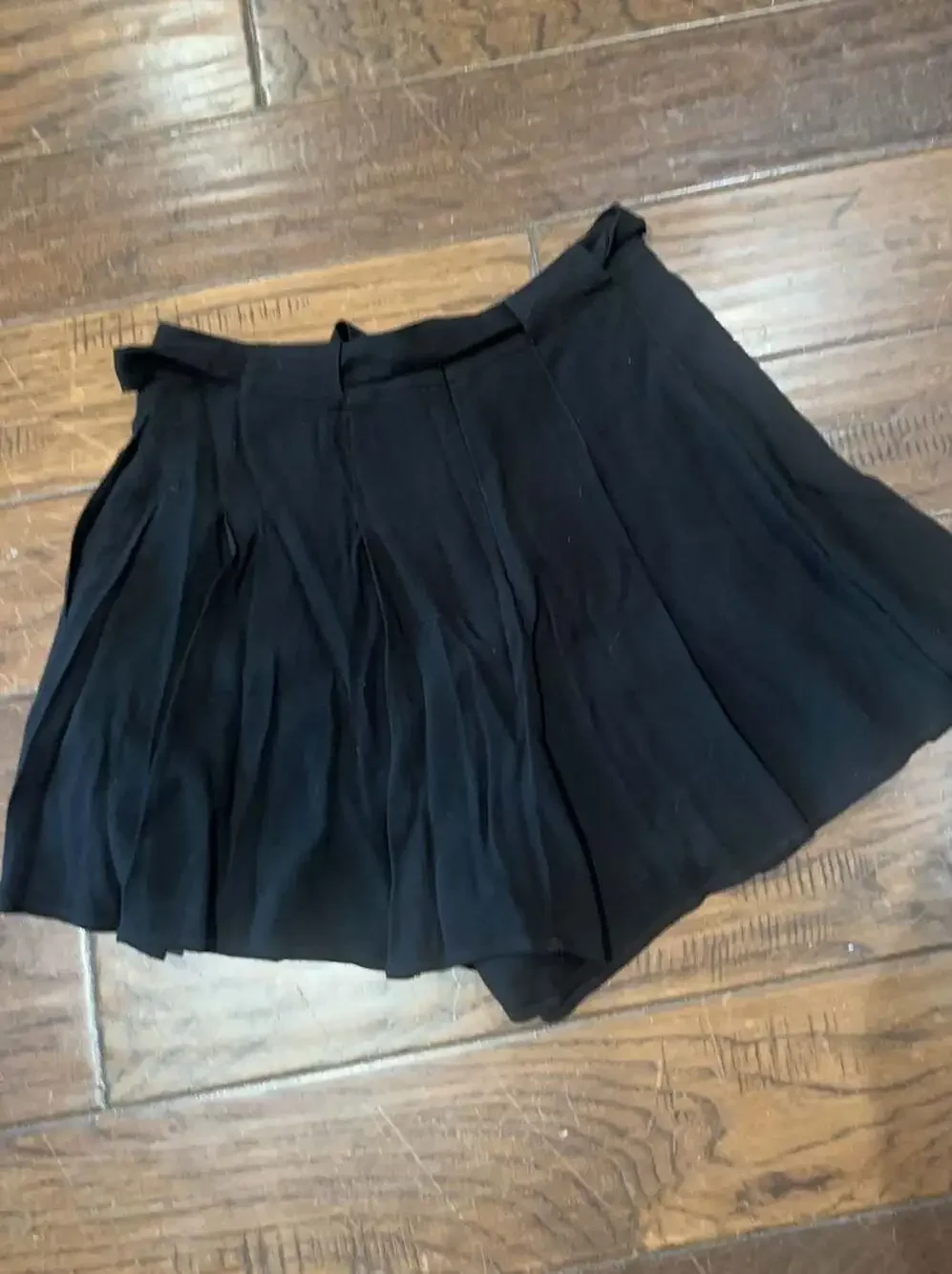 Sunday Best Black Pleated Skort Size 6